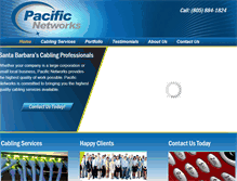Tablet Screenshot of pacificnetworks.com